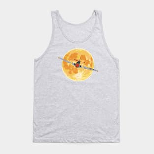 P-51 Mustang Full Moon Tank Top